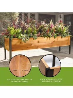Elevated Planter Box, 2' X 8' -Green Leaf Tools & Supplies Sales Store 8610895 3