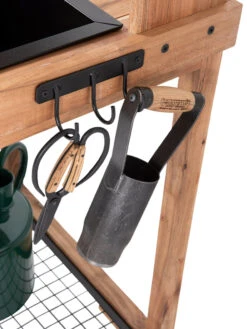 Dynamic Acacia Potting Bench With Soil Reservoir -Green Leaf Tools & Supplies Sales Store 8611009 004