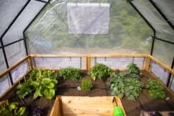 Garden In A Box With Greenhouse, 8' X 8' -Green Leaf Tools & Supplies Sales Store 8611033 04V jpg