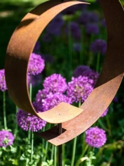 Corten Circle Garden Sculpture -Green Leaf Tools & Supplies Sales Store 8611061 157 tif