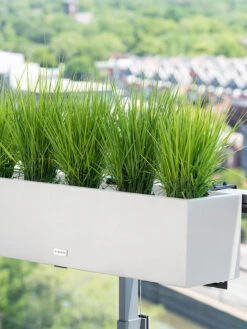 Veradek Metallic Series Railing Planters -Green Leaf Tools & Supplies Sales Store 8611610 22v veradek metallic series railing planter