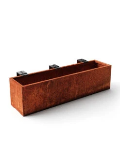Veradek Metallic Series Corten Steel Railing Planters 12 Veradek Metallic Series Corten Steel Railing Planters -Green Leaf Tools & Supplies Sales Store 8611611 05v
