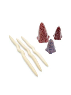 Potting Shed Tinkling Toadstool Sculptures, Set Of 3 -Green Leaf Tools & Supplies Sales Store 8611730 spr 09v