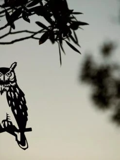 Metalbird Great Horned Owl -Green Leaf Tools & Supplies Sales Store 8612018 02V tif