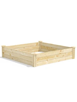 Pine Raised Garden Beds, 4'x4' -Green Leaf Tools & Supplies Sales Store 8612250 03v
