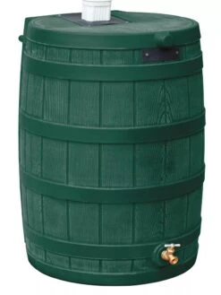Rain Wizard 40 Gallon Rain Barrel -Green Leaf Tools & Supplies Sales Store 8612308 02V jpg