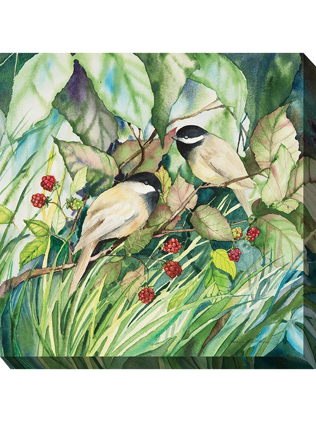 Chickadees Outdoor Wall Art 1 Chickadees Outdoor Wall Art