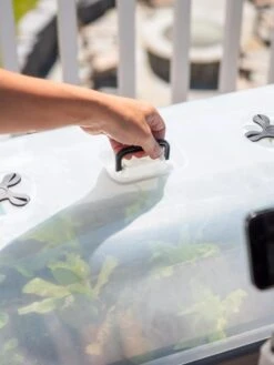 Self-Watering Standing Salad Planter With Cloche -Green Leaf Tools & Supplies Sales Store 8612702 2036 tif