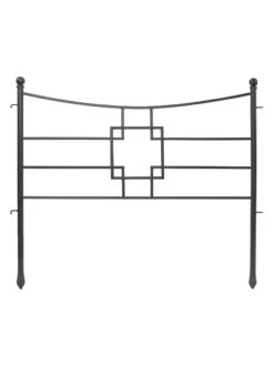 Achla Designs Square-on-Squares Fence Sections, Set Of 4 -Green Leaf Tools & Supplies Sales Store 8612992 04v