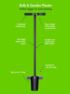 Yard Butler® Long Handled Bulb Planter -Green Leaf Tools & Supplies Sales Store 8613157 03v