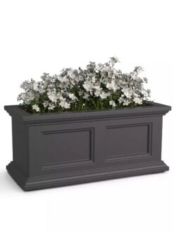 Fairfield Self-Watering Window Box, 2’ -Green Leaf Tools & Supplies Sales Store 8613268 09V tif