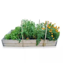SeedSheets Organic Vegetable Garden, Easy Breezy Caprese, 4' X 8' -Green Leaf Tools & Supplies Sales Store 8613295 01V