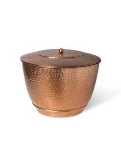 Hammered Copper Hose Pot With Lid -Green Leaf Tools & Supplies Sales Store 8613311 5815