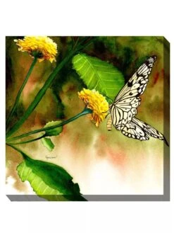 Butterfly Kiss Outdoor Wall Art 5 Butterfly Kiss Outdoor Wall Art -Green Leaf Tools & Supplies Sales Store 8613998 01V 3 4