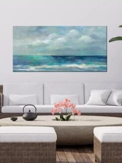 Blue On Blue Outdoor Wall Art