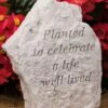 Planted To Celebrate A Life Well Lived Memorial Stone