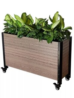 Mobile Deep Trough Planter -Green Leaf Tools & Supplies Sales Store 8614263 02V