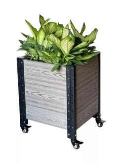 Mobile Deep Root Corner Planter -Green Leaf Tools & Supplies Sales Store 8614266 01V